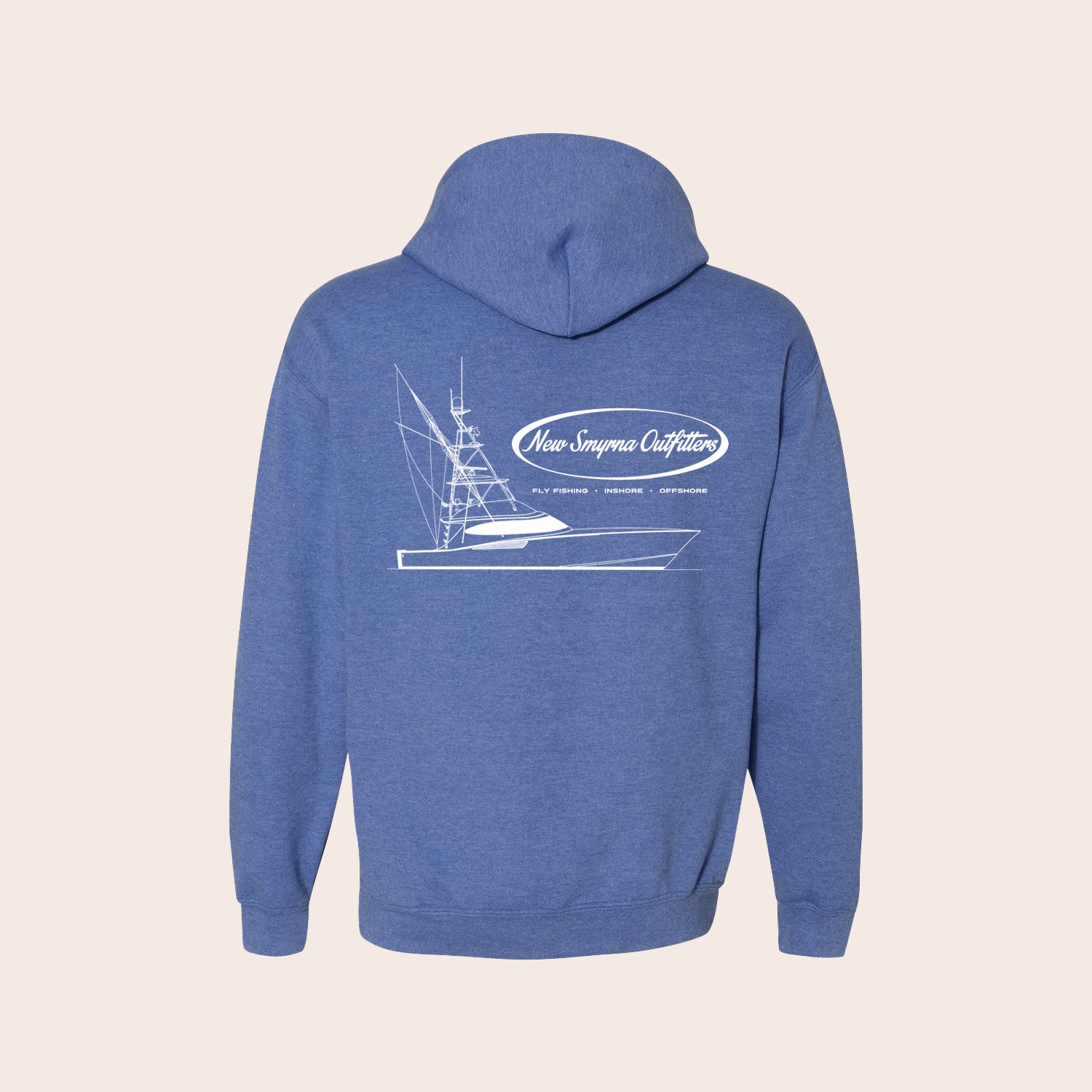 INHABITANT【Boat Womans Dry Hoodie】BLUE S Final-Womens-